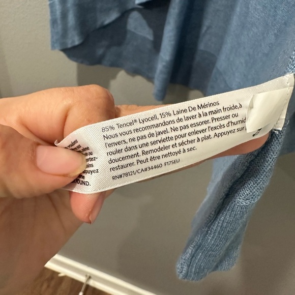 Eileen Fisher Women's Open Front Cardigan Sweater - Size LG - Picture 5 of 9